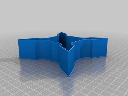 shuriken 004d nestable box v2 thing 3d print model - Mito3D