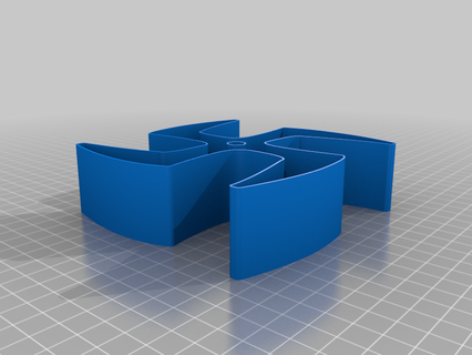shuriken 004f nidible scatola v2 3d print model - Mito3D