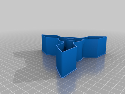 Shuriken 0054 nestable caixa v2 3d print model - Mito3D