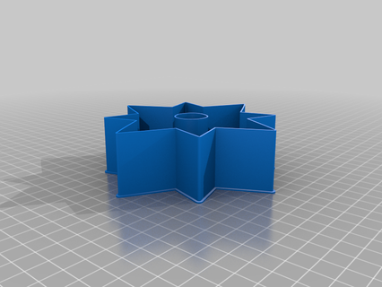 shuriken 0061 nestable box v2 thing 3d print model - Mito3D