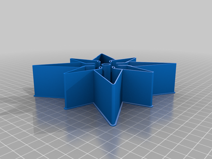 shuriken 0064 nidible scatola v2 3d print model - Mito3D