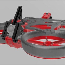 Shuriken 25 30 Evo stator kapak 2022 Uçan göz yarış fpv shuriken whoop spor açık havada 3d print model - Mito3D