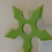 shuriken 5 branches game toy 3d print model - Mito3D