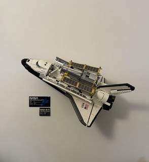 pendeln Mauer Halterung Platz Entdeckung 10283 Lego müde Haken Stand montieren NASA 3d print model - Mito3D