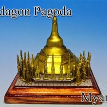 shwedagon-Pagode in myanmar Architektur Gebäude-Strukturen 3d print model - Mito3D