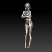 shy girl 001 Sanat utangaç kız Şirin Emma 3d print model - Mito3D