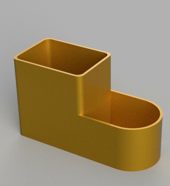 si mple pen holder - organi zer penholder organizer 3D print model - Mito3D