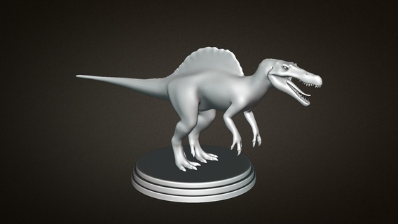 Siamosaurus Dinosaurier 3d Drucken Spielzeug drucken Modell Spielzeuge 3d print model - Mito3D