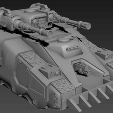 sic variante del tanque de 40k juego warhammer 3d print model - Mito3D