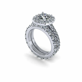 Sid pedra noivado anel r3 pulseira solitário joalheria diamante jóias safira ouro brinco personagem Casamento arte 3d print model - Mito3D