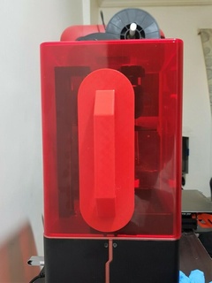 side handle elegoo mars 3d printer acrylic handlebar sla useful parts 3d print model - Mito3D