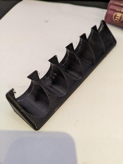 selim 12 calibre cartuchos 6 Concha suporte espingarda 3d print model - Mito3D