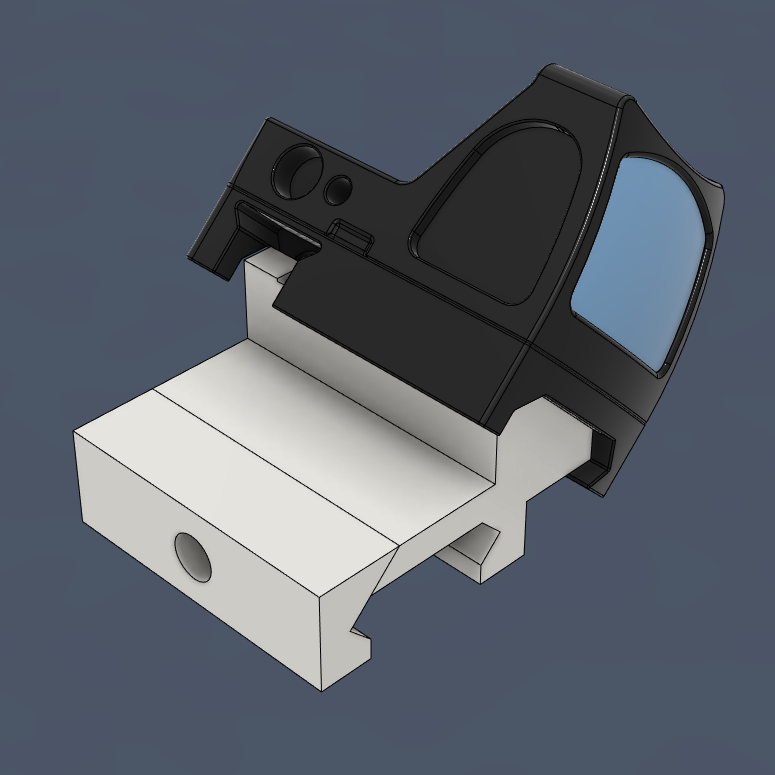 côté portée sidescope outils armes feu Etats Unis topstl 3D print model - Mito3D