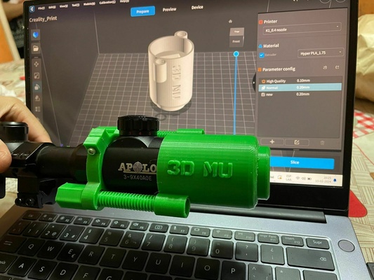 sidecam sideshot scopecam 3d print model - Mito3D