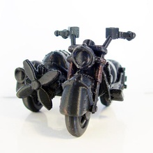 sepetli moto aracı oyun 3d print model - Mito3D