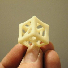 6 sided bone die game dice lkjlkj guys 3d print model - Mito3D