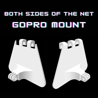 sides net - gopro mount gopro support sport net mount camera net  3d print model - Mito3D