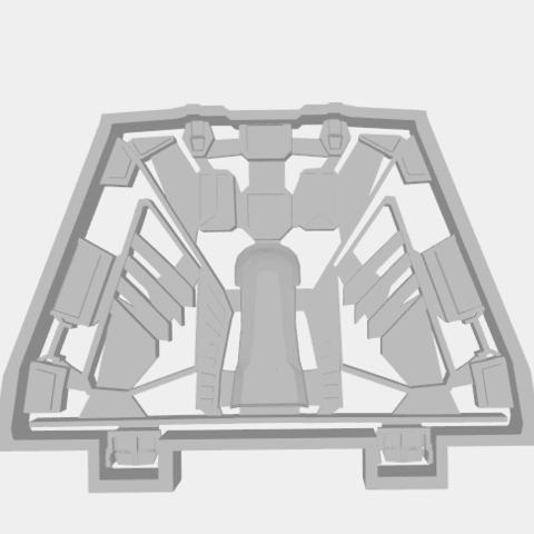 sidewinder - elite perigoso cortador de cookie a casa nave espacial nenhum suporte 3D print model - Mito3D