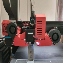 yan sarmalayıcı x1 çift hayran binmek topçu Evnovo swx1 soğutma Fan bağlantısı kanal x 1 3d_printer_parts 3d print model - Mito3D