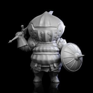 siegmeyer knight statue figurine dragonslayer 3d print model - Mito3D