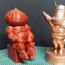 siegward catarina darksouls3 character darksouls game knight onion statue sculptures 3d print model - Mito3D