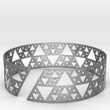 sierpinski bracelet jewelry 3d print model - Mito3D