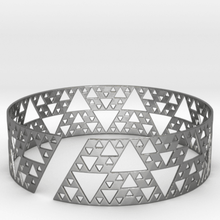 sierpinski de la pulsera joyería 3d print model - Mito3D