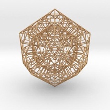 sierpinski icosahedral prism art math 3d print model - Mito3D
