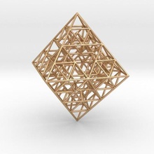 sierpinski octaédrico prisma art de matemáticas 3d print model - Mito3D