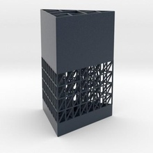 sierpinski penholder home pencil fractal gasket 3d print model - Mito3D