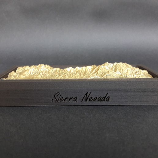 sierra nevada granada jewelry mountains decoration thumbnails 3D print model - Mito3D