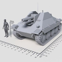 sig 332 sf auf jagdpanzer 38 3d print model - Mito3D