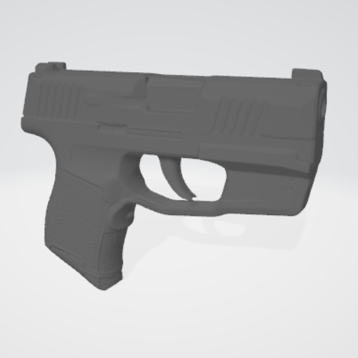 sig 365 whit laser tool gun mold kydex 3D print model - Mito3D