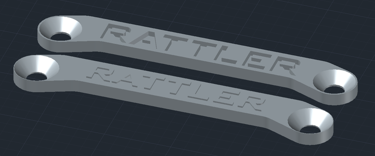 sig rattler id plate Game mcx virtus airsoft aeg rif 3d print model - Mito3D