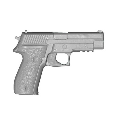 sig sauer p226 9mm pistole gewehr bluegun real größe scan werkzeuge sigsauer marine dichtungen modell stütze schimmel kydex leder halfter basteln herstellung ausbildung 3d print model - Mito3D