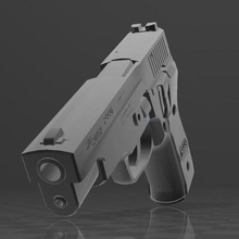 sıg sauer p226 çeşitli silah tabanca sig ateşli tabancası ABD 9mm 3d print model - Mito3D