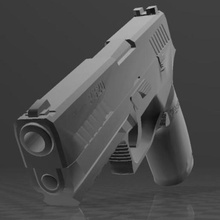 sig sauer p320c vari la pistola p320 arma da fuoco di riserva germania swiss 3d print model - Mito3D