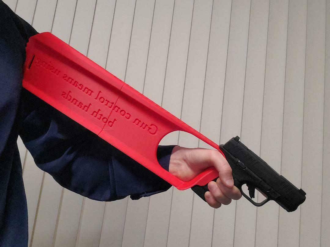 sig Sauer p365 xl pistola suporte estoque brinquedo airsoft arte cartaz placa poster parede exibição arma fogo carabina 3D print model - Mito3D