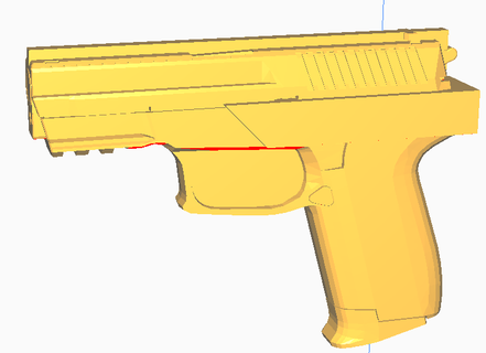 sig sauer sp2022 fondina sigpro arma fuoco kydex modanatura taco stampa 3d print model - Mito3D