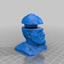 sigmund freud - psycic la amoladora de cabeza del tornillo moler hierbas casa los hogares 3d print model - Mito3D