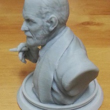 sigmund freud busto arte 3d print model - Mito3D