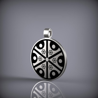 sign perun Jewelry pendant jeweller gold silver slavic mythology  3d print model - Mito3D