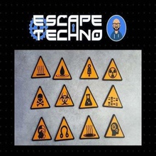 tabela işaretleri oyun escapegame diy kaçış oyunu odası escaperoom tıbbi maquina trafik zombi 3d print model - Mito3D