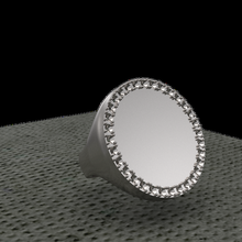 sinete anel joalheria 3d print model - Mito3D