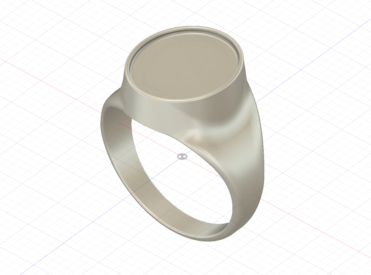 sinete anel 3D print model - Mito3D