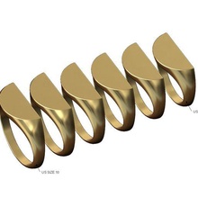 sigillo squillare dimensioni 5to10 3d Stampa modello gioielleria stampabile oro argento incidere lusso dichiarazione 3d print model - Mito3D
