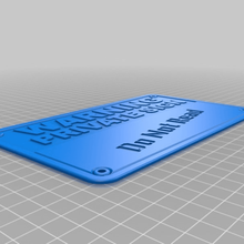 sign verschiedene komisch 3d print model - Mito3D