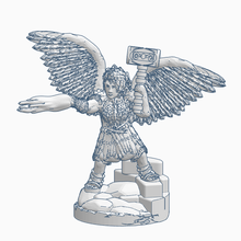 sigr rsd ttir valkyrie game 28mm viking asatru miniature angel dnd heroic scale celestial paladin 3d print model - Mito3D