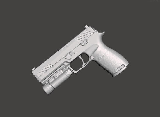 sigsauer p320 olight pl2 pl pró sig 2 kydex arma fogo mofo coldre g19 g17 3d print model - Mito3D