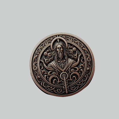 segno mitologia dio medaglione arte norvegese thor odino pendente 3d print model - Mito3D